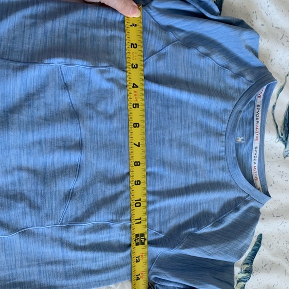 Spyder Active Sky Blue Long Sleeve Tee size Extra Small NWT - Picture 10 of 10